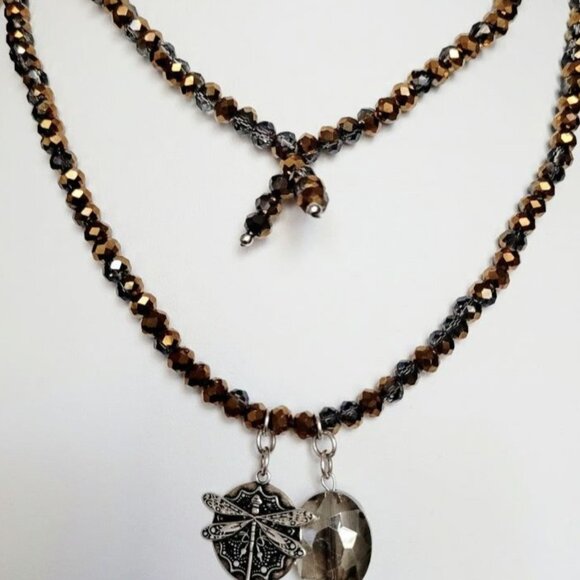 Katia Designs ALL IS WELL Dragonfly Wrap Bracelet Gold - Picture 4 of 8